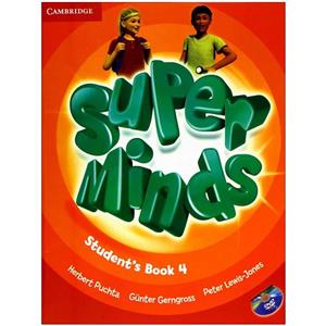  +SB+WB+DVD گلاسه رحلی انتشارات کمبریج Super Minds 4