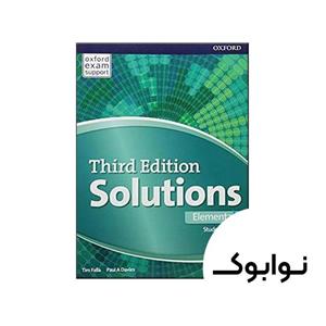 Solutions Elementary 3rd+SB+WB+DVD گلاسه رحلی