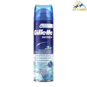 ژل اصلاح ژیلت  مدل SERIES 3X مرطوب کننده حجم 200 میل Gillette