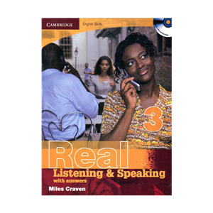 Real Listening and Speaking 3+DVD تحریر رحلی 3 Real Listening and Speaking