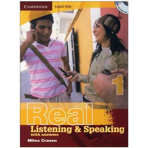 Real Listening and Speaking 1+DVD تحریر رحلی 1 Real Listening and Speaking