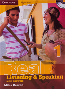 Real Listening and Speaking 1+DVD تحریر رحلی 1 Real Listening and Speaking