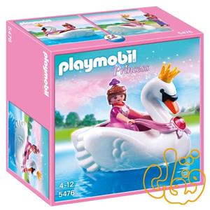 ساختنی پلی موبیل مدل Princess with Swan Boat 5476 Playmobil Princess with Swan Boat 5476 Building