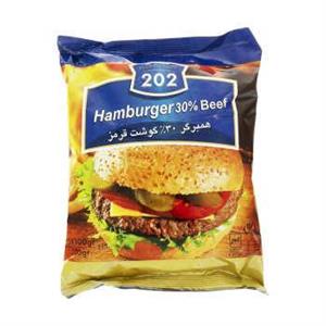 همبرگر 30 درصد گوشت قرمز 202 وزن 500 گرم 202 Beef 30 Percent Hamburger 500 gr