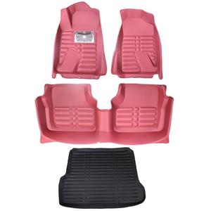 کفپوش سه بعدی خودرو  کد 44 مناسب برای سمند به همراه کفپوش صندوق