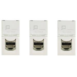 کیستون CAT6 لگراند مدل موزاییک بسته 3 عددی