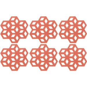 زیرلیوانی وندا وود مدل FP02 بسته 6 عددی