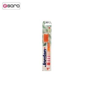 مسواک جردن مدل Individual Clean با برس متوسط به همراه درپوش Jordan Individual Clean Medium Toothbrush