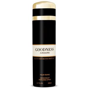 اسپری دئودورانت زنانه جان وین مدل Goodness حجم 200 میل 