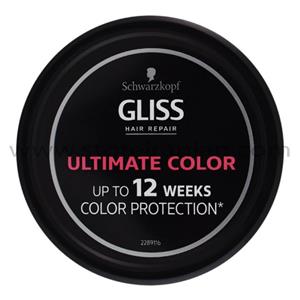 ماسک مو ترمیم کننده موهای رنگ شده گلیس مدل Ultimate Color Gliss Hair Mask 