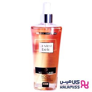 بادی اسپلش زنانه وودلایک مدل La Viest Bele Woodlike La Viest Bele Body Splash For Women 250ml