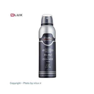 اسپری خوشبو کننده بدن مردانه آنیکا مدل Bleu DE Chance حجم 200 میلی لیتر Anika Bleu DE Chance Body Splash Spray For Men 200ml