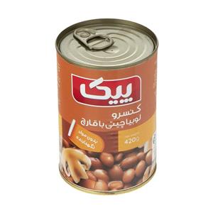 کنسرو لوبیا چیتی پیک مقدار 420 گرم
