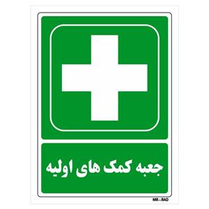 تابلو شرایط ایمن مستر راد طرح جعبه کمک های اولیه کد THG178