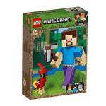 لگو سری Minecraft مدل BigFig Steve with Parrot کد 21184