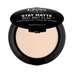 پنکیک فشرده نیکس NYX Stay Matte But Not Flat Powder رنگ ALABASTER