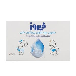 صابون بچه فیروز مدل Milk Protein وزن 75 گرم