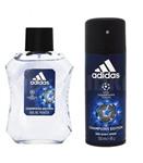 ست عطر و ادکلن مردانه آدیداس یو ای فا چمپیین ال ای ای جی ای Adidas Uefa Champion Leage EDT Set For Men