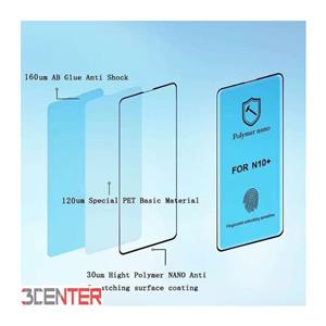 نانو گلس پلیمری نانو Polymer nano Samsung Note 10 Plus