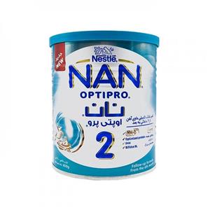 شیر خشک نان 2 نستله اوپتی پرو مناسب 6 تا 12 ماهگی 400 گرم Nestle Nan 2 Milk Powder 400g