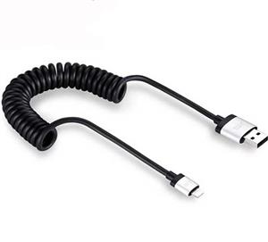 کابل شارژر فنری Spring Cable Charging and Data 