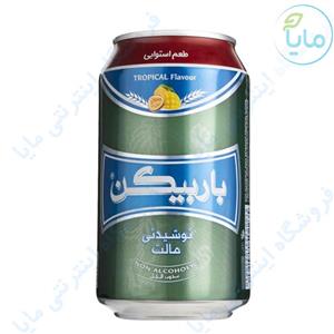 نوشیدنی مالت بدون الکل باربیکن طعم استوایی 330 میلی لیتر Barbican Malt Beverage with Tropical Flavour ml 