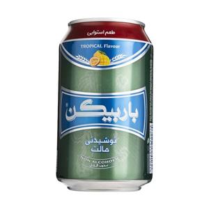 نوشیدنی مالت بدون الکل باربیکن طعم استوایی 330 میلی لیتر Barbican Malt Beverage with Tropical Flavour ml 