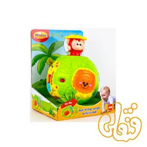 توپ حیوانات جنگل موزیکال وین فان Roll ‘N Pop Jungle Activity Ball 778 