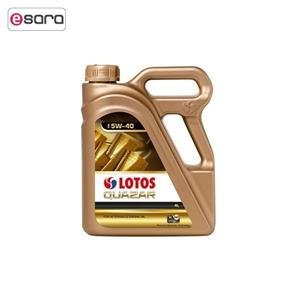 روغن موتور خودرو لوتوس مدل Quazar K چهار لیتری 5W 40 Lotos 4L Engine Oil Car Accessories 