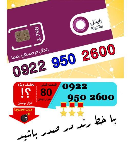  سیم کارت اعتباری رایتل