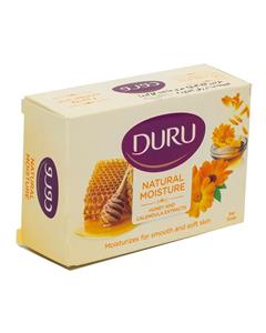 صابون حاوی عصاره عسل و گل همیشه بهار دورو مناسب انواع پوست 120 گرم Duru Natural Moisture Honey Calendula Beauty Soap