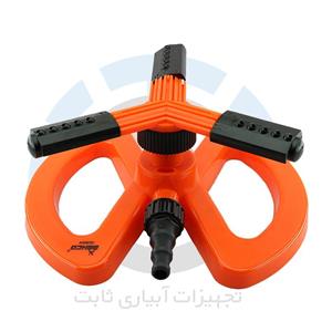 فواره‌ سه شاخ پلاستیکی بهکو مدل BS-4100 Behco BS-4100 3 Arm Adjustable Plastic Sprinkler With Plastic Base