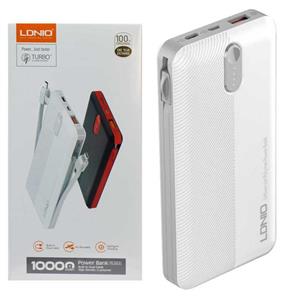 شارژر همراه الدینیو مدل PL1013 ظرفیت 10000 میلی آمپر ساعت