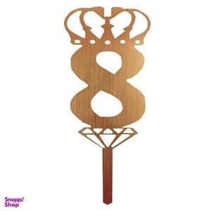 شمع تولد طرح عدد 8