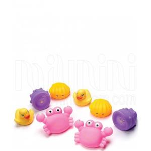 عروسک حمام پلی گرو مدل حیوانات صورتی Playgro Pink Animals Baby Doll