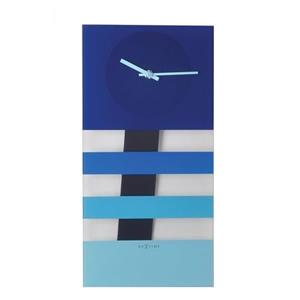 ساعت دیواری نکستایم مدل Bold Stripes Blue 2855bl Nextime Bold Stripes Blue 2855bl Clock