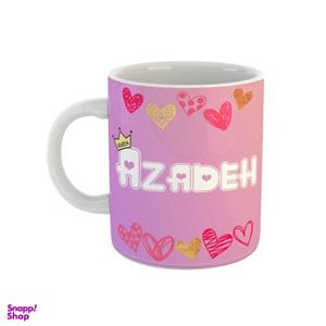 ماگ طرح تک شاخ مدل آزاده