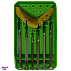 مجموعه 6 عددی پیچ گوشتی ساعتی مدل YP06