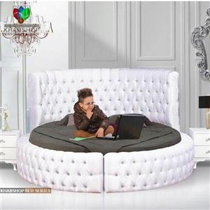 سرویس خواب دونفره گرد  پانیذ ام دی اف lamseh
