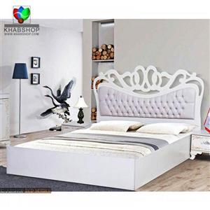 سرویس خواب دونفره پانیذ چوبی کد پرنس