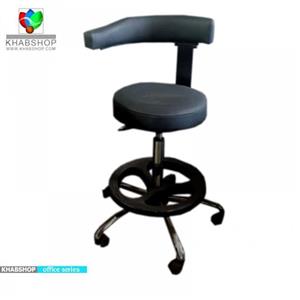 صندلی تابوره کف گرد پشتی دار کد000112