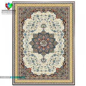 فرش امیر مدل ترنم برجسته کرمHCIX2