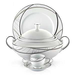 سرویس غذاخوری 84 پارچه شفر طرح Mega کد 5008 Schafer Mega 84 Pieces Dinnerware Set