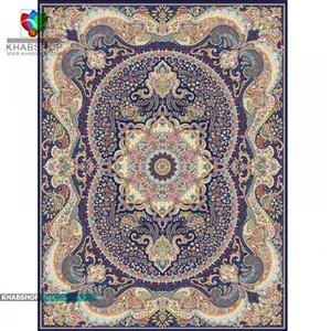 فرش امیر مدل چیچک سرمه ای HCP