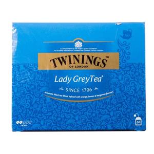 چای کیسه ای توینینگز طعم لیدی گری بسته ای 50 عددی Twinings Lady Grey Tea Bag Pcs 50