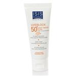 فلوئید ضد آفتاب رنگ روشن SPF50 آیسیس فارما مناسب پوست چرب و نرمال 40 میلی لیتر