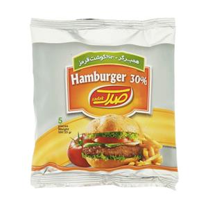 همبرگر 30 درصد گوشت قرمز صدک مقدار 500 گرم Sadak Percen Red Meat Hamburger gr 