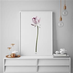 تابلو سالی وود طرح گل لوتوس مدل T130201