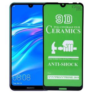 محافظ صفحه نمایش سرامیکی 9D هواوی Y7 2019 Huawei 9H Ceramics Glass 