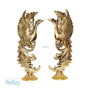 مجسمه طرح طاووس کد 4020 مجموعه 2 عددی